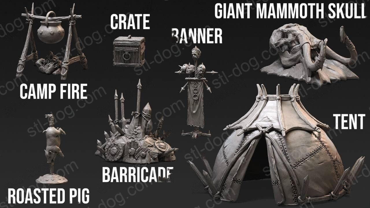 Froderung 与冰部落(The Ice Tribe) 3D打印图纸